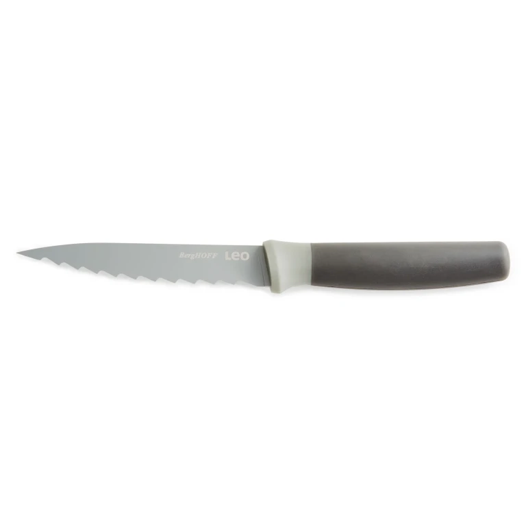 Balance Nonstick Stainless Steel Serrated Utility Knife 4.5", Recycled Material