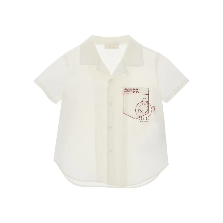 GUCCI Cotton Shirt with Logo (848695XWA719043)