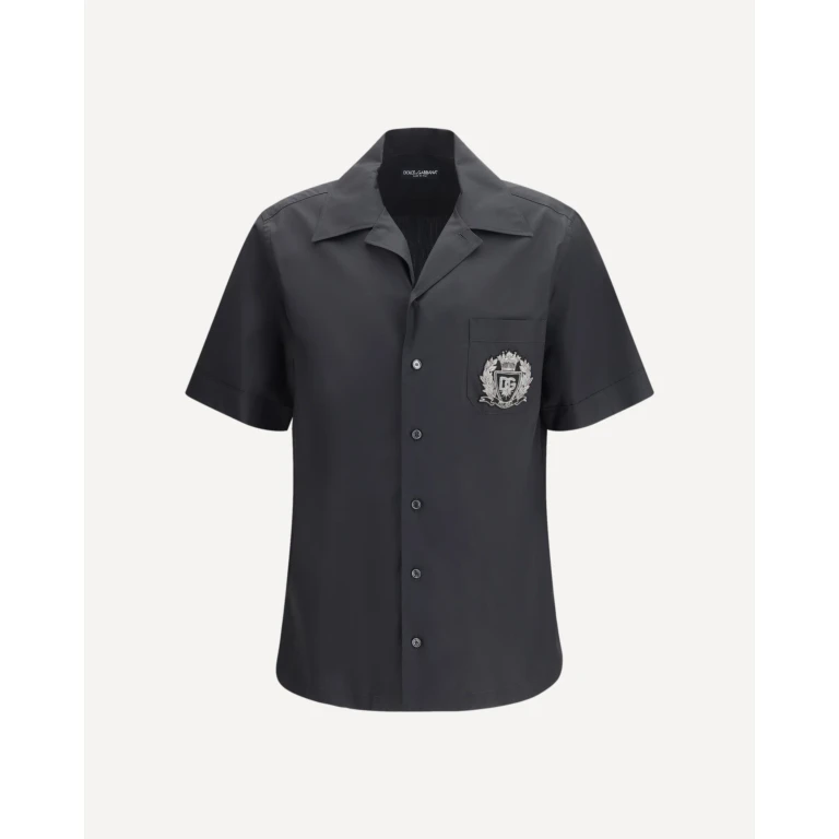 Dolce & Gabbana 棉质府绸夏威夷衬衫