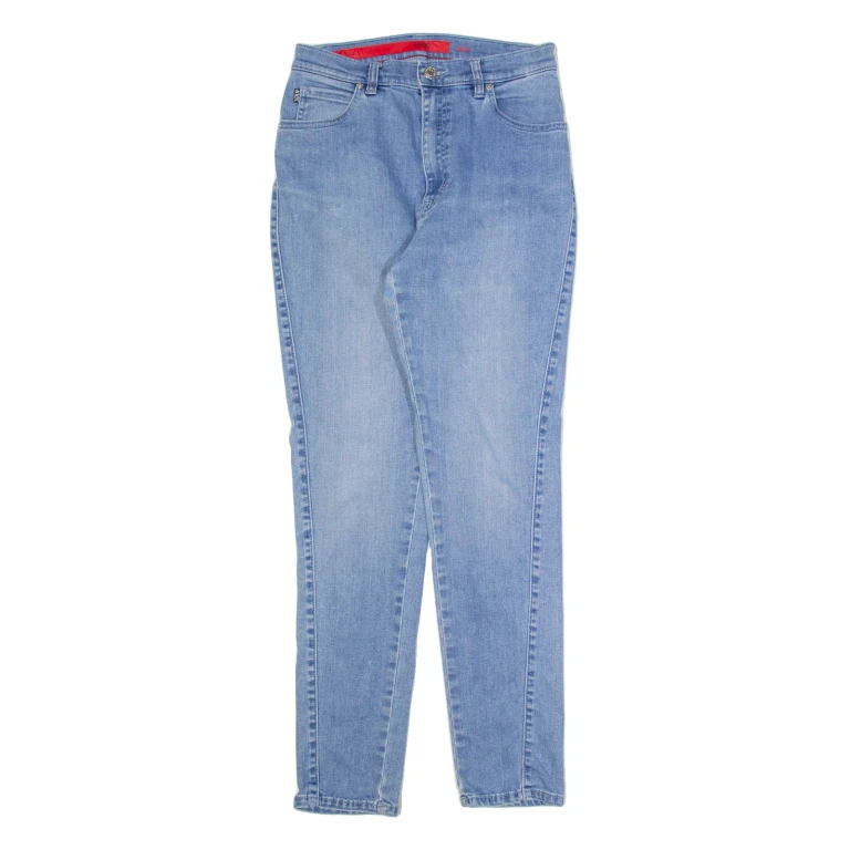 HUGO BOSS Womens Jeans Blue Slim Skinny Stone Wash W26 L28