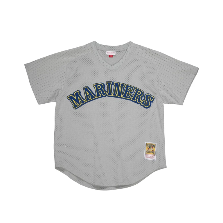 Men's MLB Authentic Bp Jersey - Mariners 1989 Ken Griffey Jr