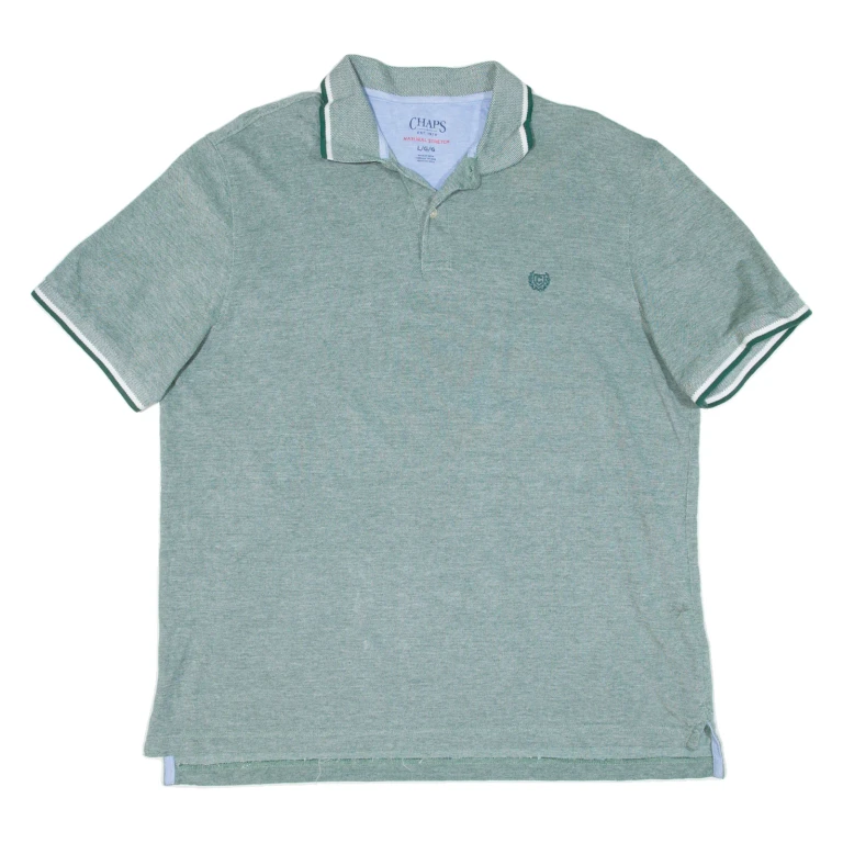 CHAPS Mens Polo Shirt Green L