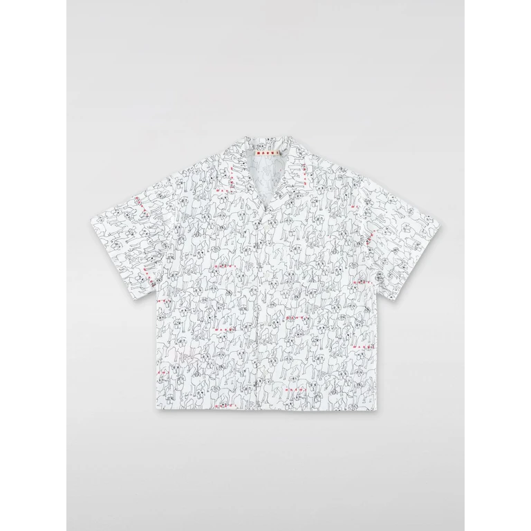 Shirt Kids color White (M01373M00U80M100)