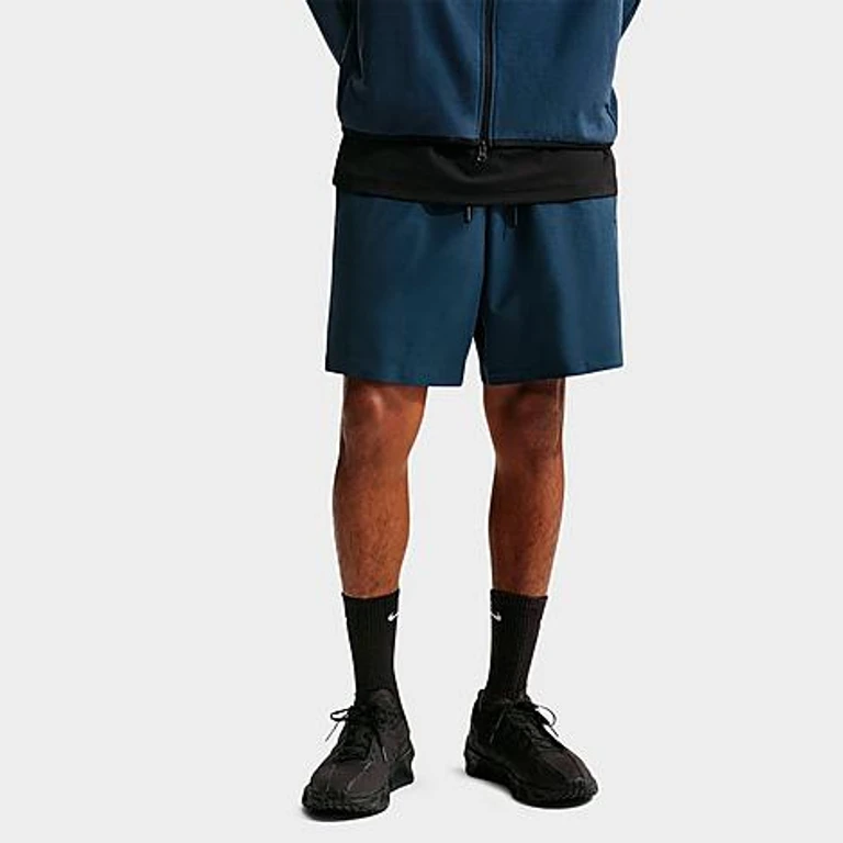 Nike Men's Tech Dri-FIT Shori-Knit Shorts in Obsidian/Black Size: XS