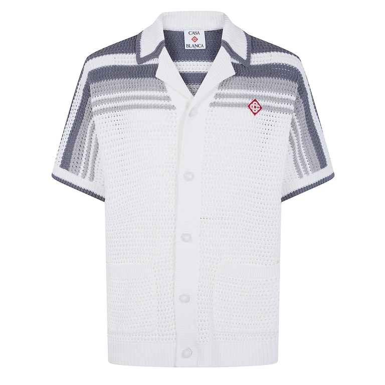 CASABLANCA Crochet Shirt Male L