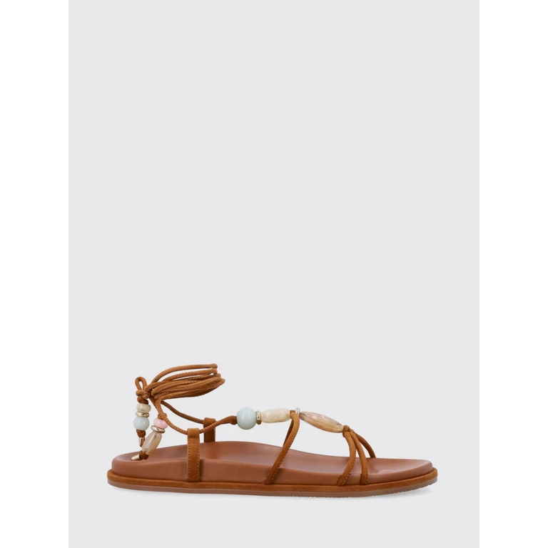 Heeled Sandal Woman color Brown (SN694YVY)