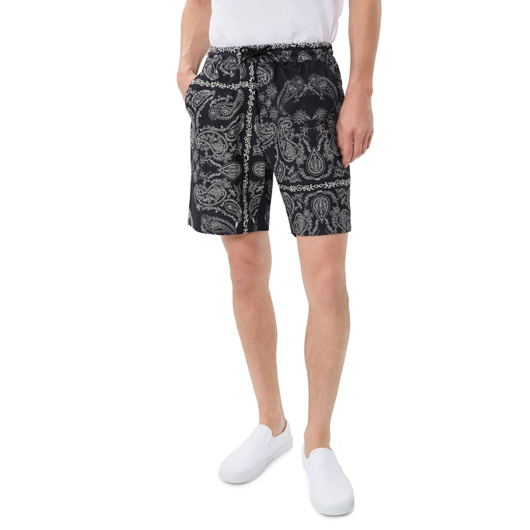 Les Deux Paisley Shorts 7 Tap Shoe Black M