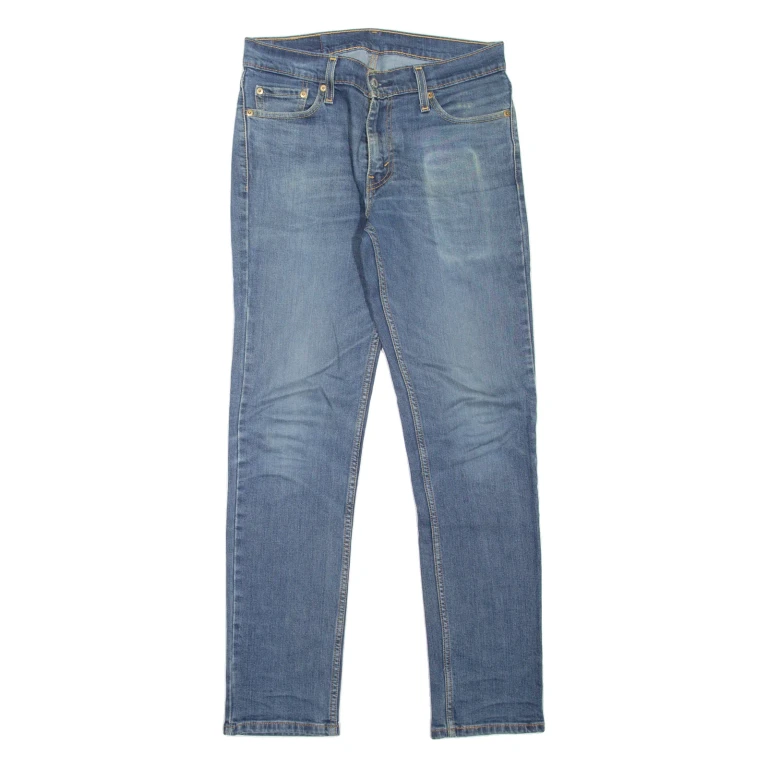 LEVI'S 511 Jeans Mens Blue Slim Straight Stone Wash W30 L32