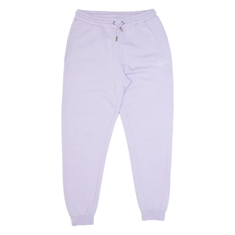 KARL KANI Womens Joggers Purple Tapered L W33 L30