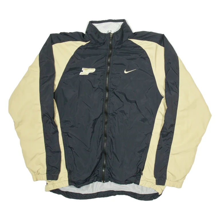 NIKE Purdue Mens Windbreaker Jacket Black S