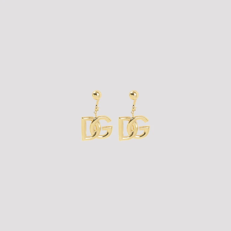 Dolce & Gabbana Golden-tone DG Earrings