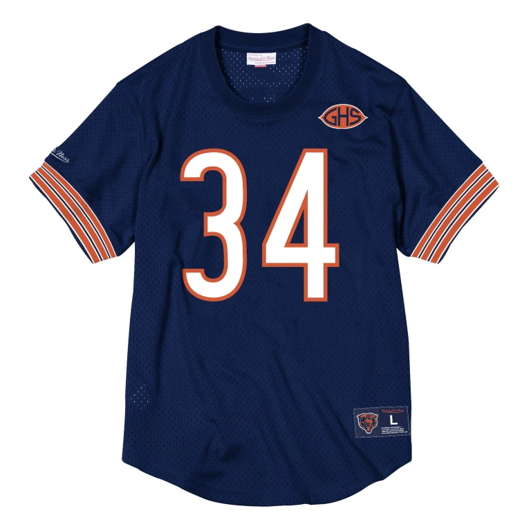 Men's NFL Name & Number Mesh Crew Neck Chicago Bears