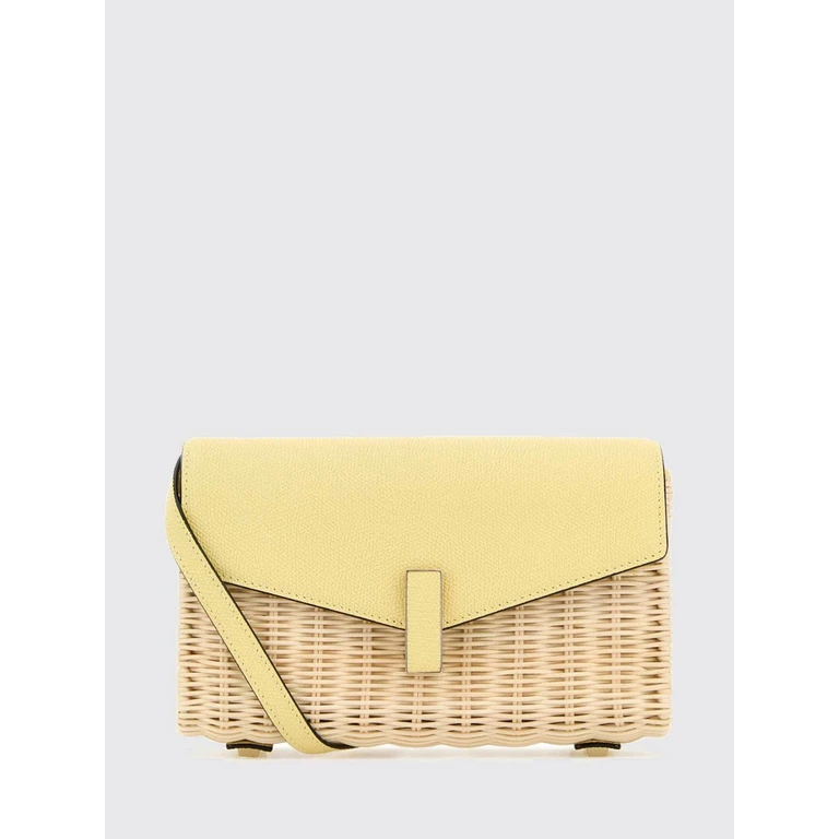 Iside Bicolour Raffia and Leather Mini Cross-body Bag (WBES0059611ZOC99MGJA)