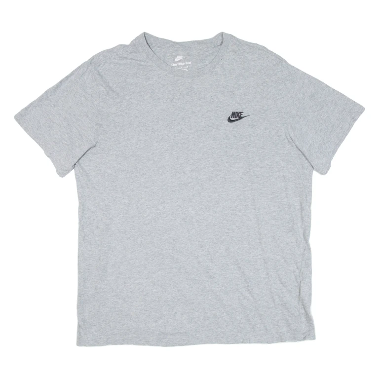 NIKE Mens T-Shirt Grey M