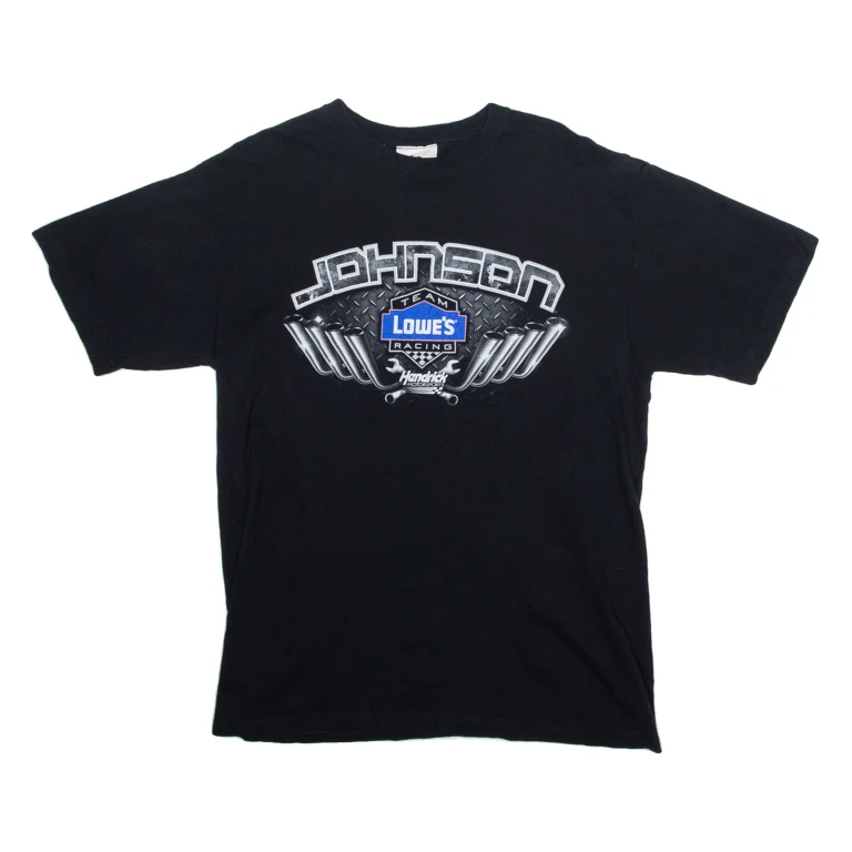 WINNERS CIRCLE 48 Johnson Mens T-Shirt Black USA L