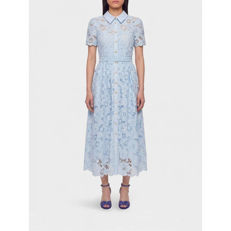 Dress Woman color Gnawed Blue (AC26024MBLBLUE)