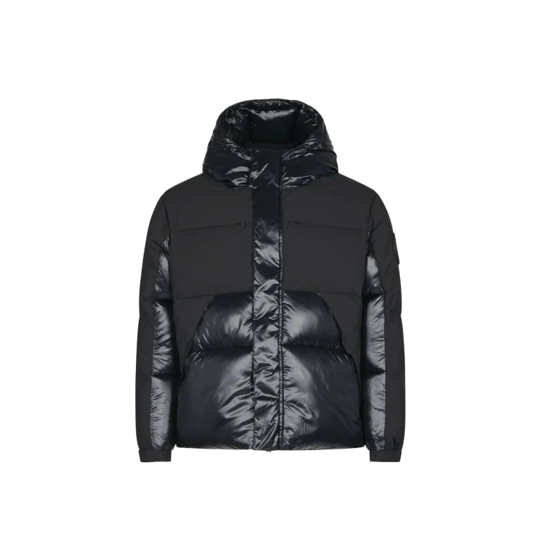 Luma Hooded Puffer Men Jacket Black/Black