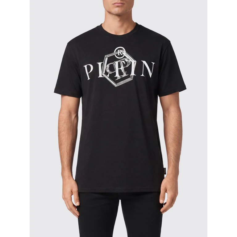 Solid Colour Cotton Crew-Neck T-Shirt with Logo (UADCMTK7966PJY002N02)