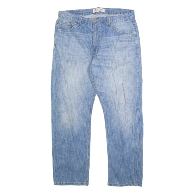 LEVI'S 505 Jeans Mens Blue Regular Straight W36 L30
