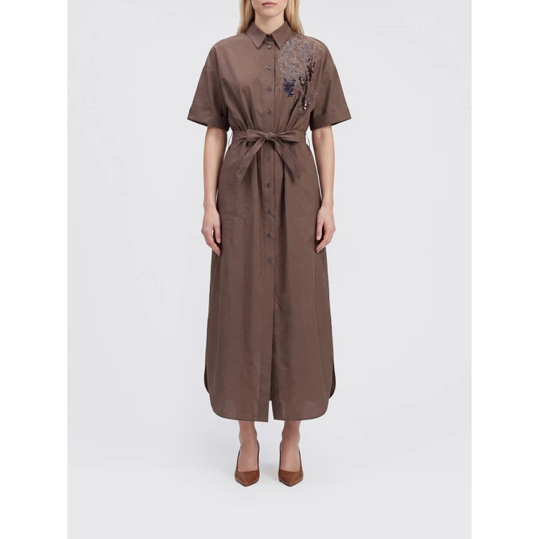 Dress Woman color Brown (M0F79A5465C8589)