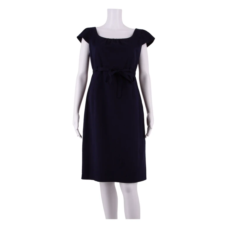LAURA ASHLEY Womens Shift Dress Blue Short Sleeve Knee Length UK 10