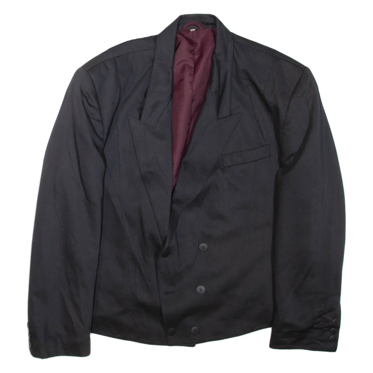 Mens Blazer Jacket Black XL
