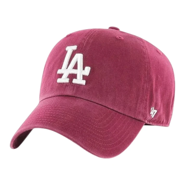 Clean Up Los Angeles Dodgers Strapback Hat - Cardinal Red Adjustable Cap