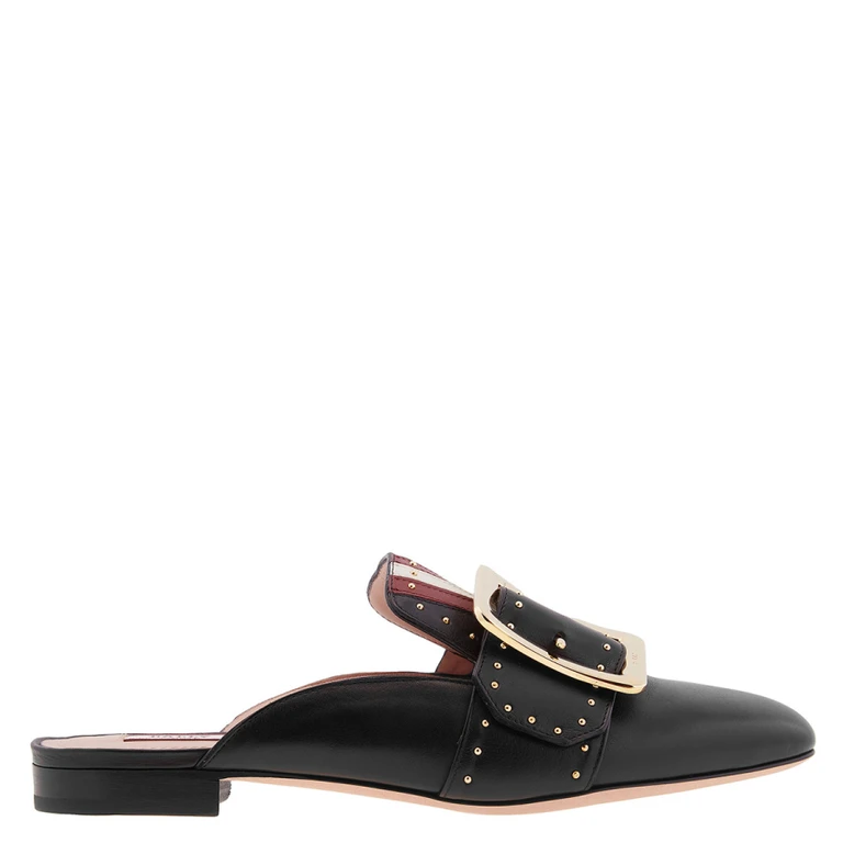 Janesse Studded Leather Mules