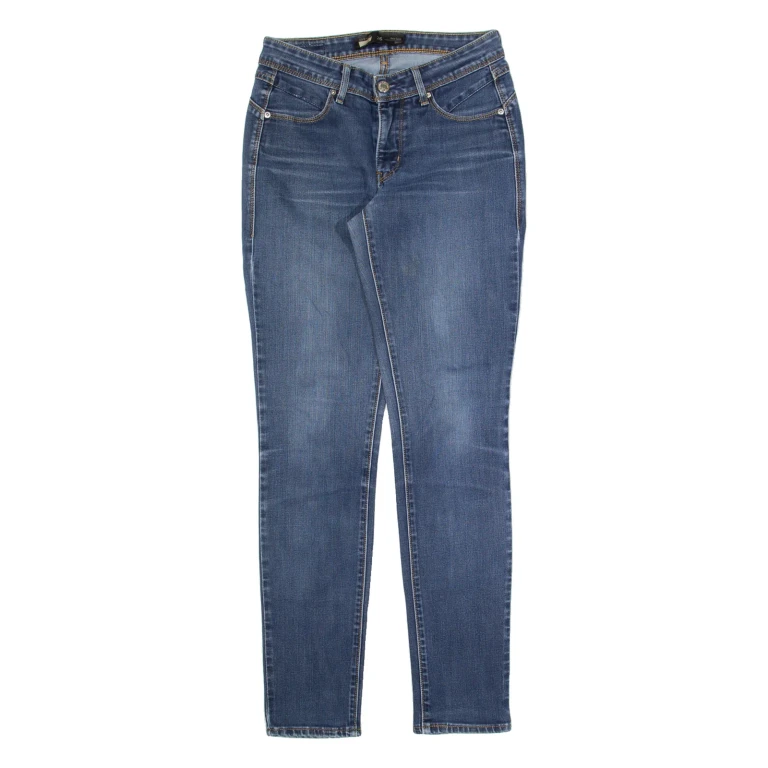 LEVI'S Bold Curve Womens Jeans Blue Slim Skinny Stone Wash W26 L28