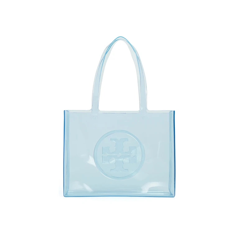 Tory Burch Ella Small Clear Tote Pool Blue One Size