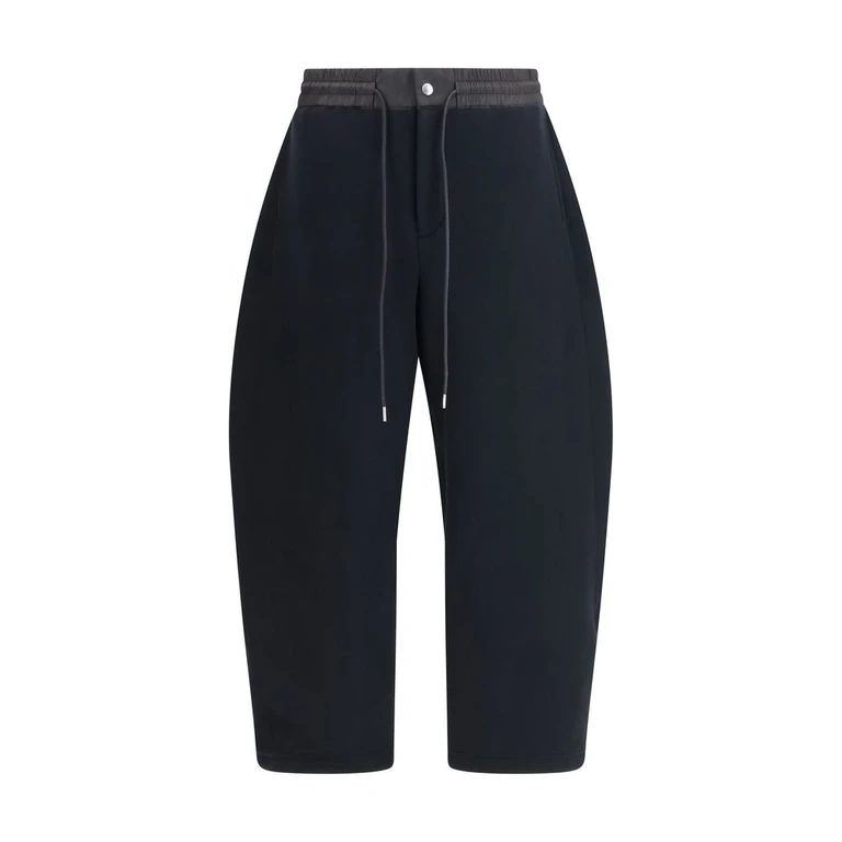 Sacai Black Cotton Athletic Pants - Men