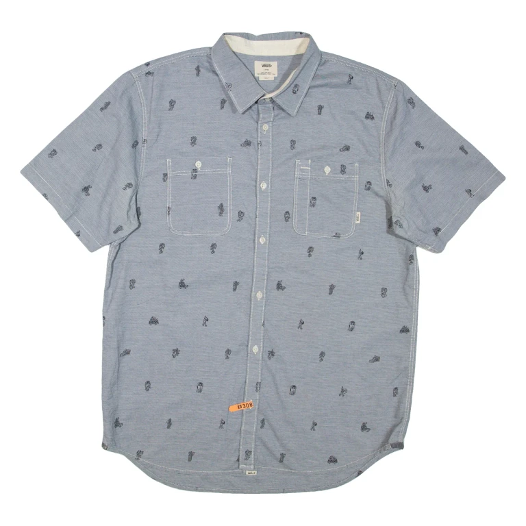 VANS Mens Shirt Grey L