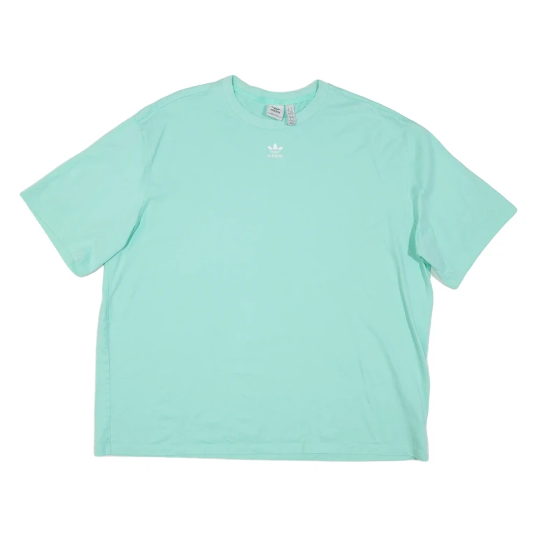 ADIDAS Womens T-Shirt Blue XL