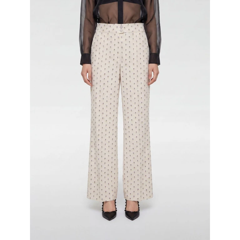 Pants Woman color Ivory (8B3RB6Y0A4KAUW)