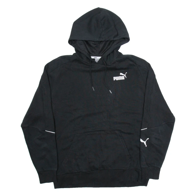 PUMA Mens Black Hoodie L