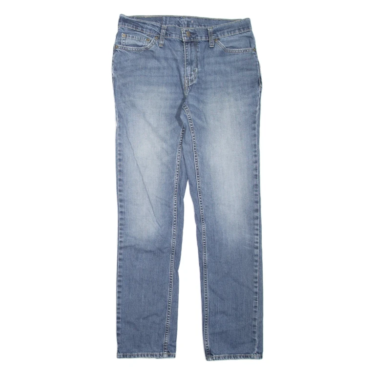 LEVI'S 511 Jeans Mens Blue Slim Straight Stone Wash W30 L32