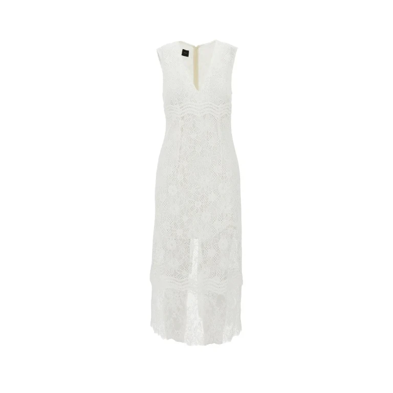 PINKO Lace midi dress Woman 40