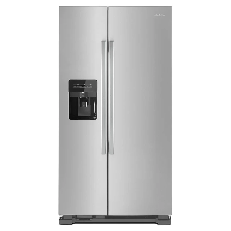 Amana 33 in. Side-by-Side Refrigerator with Dual Pad External Ice and Water Dispenser 21 Cu. Ft. ASI2175GRS