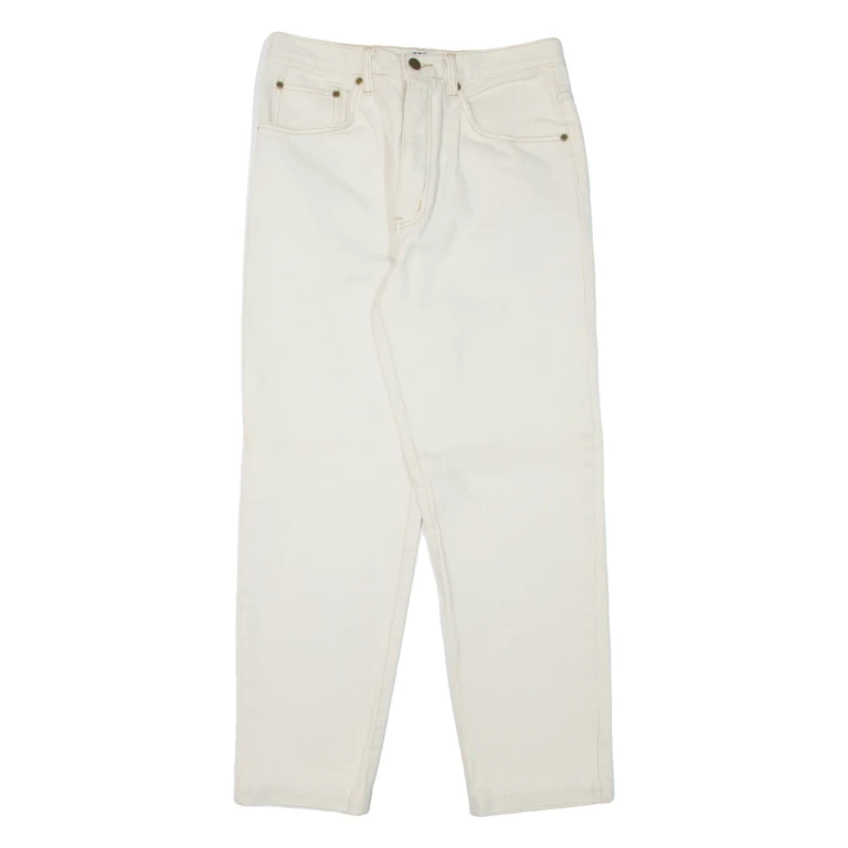 TORERO Womens Jeans Cream Regular Tapered W29 L28