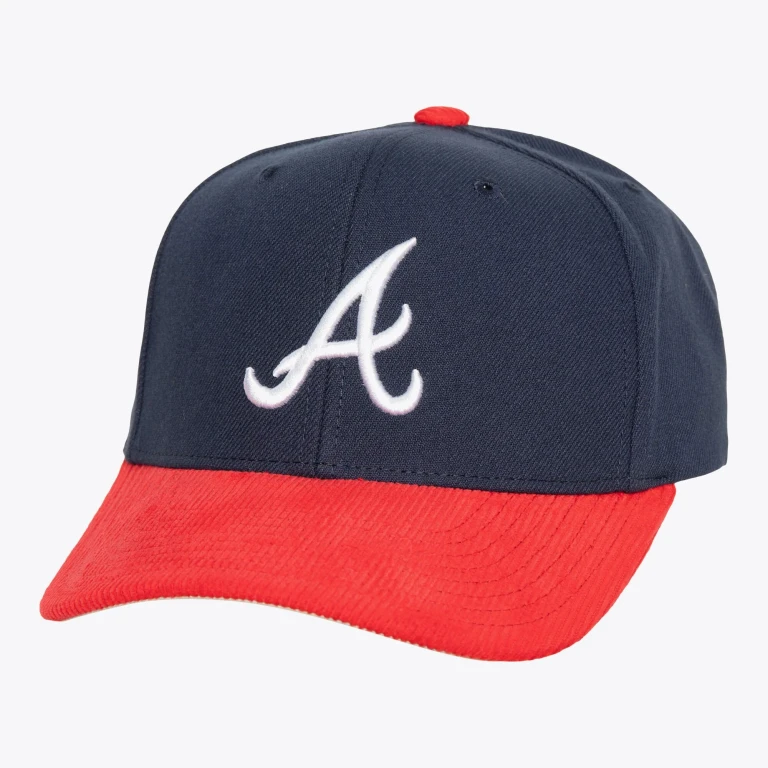 Men's MLB Cord Pro Snapback Braves Snapback Caps