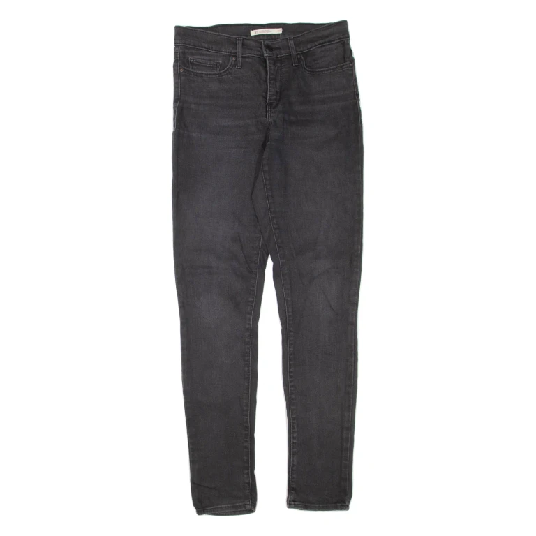 LEVI'S Womens Jeans Grey Regular Skinny W28 L33