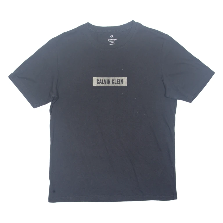 CALVIN KLEIN Mens T-Shirt Black M (II1-281024-5999)