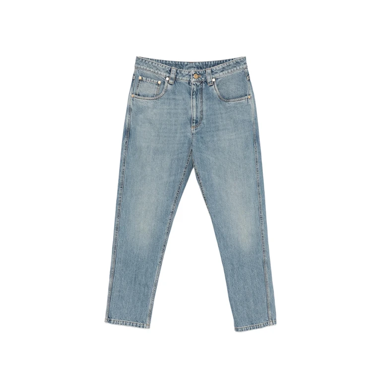Brunello Cucinelli Logo-patch Jeans