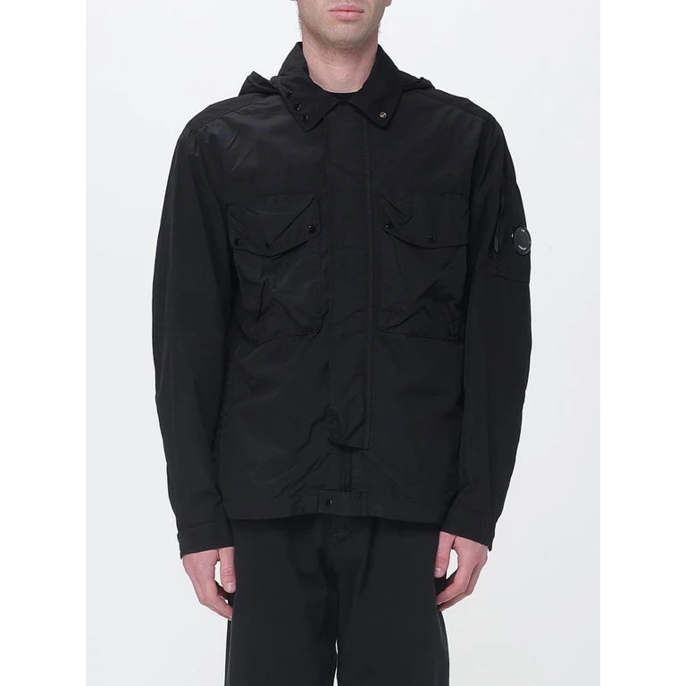 C. P. COMPANY Jacket Men color Black (20CMOS017A005991G999)