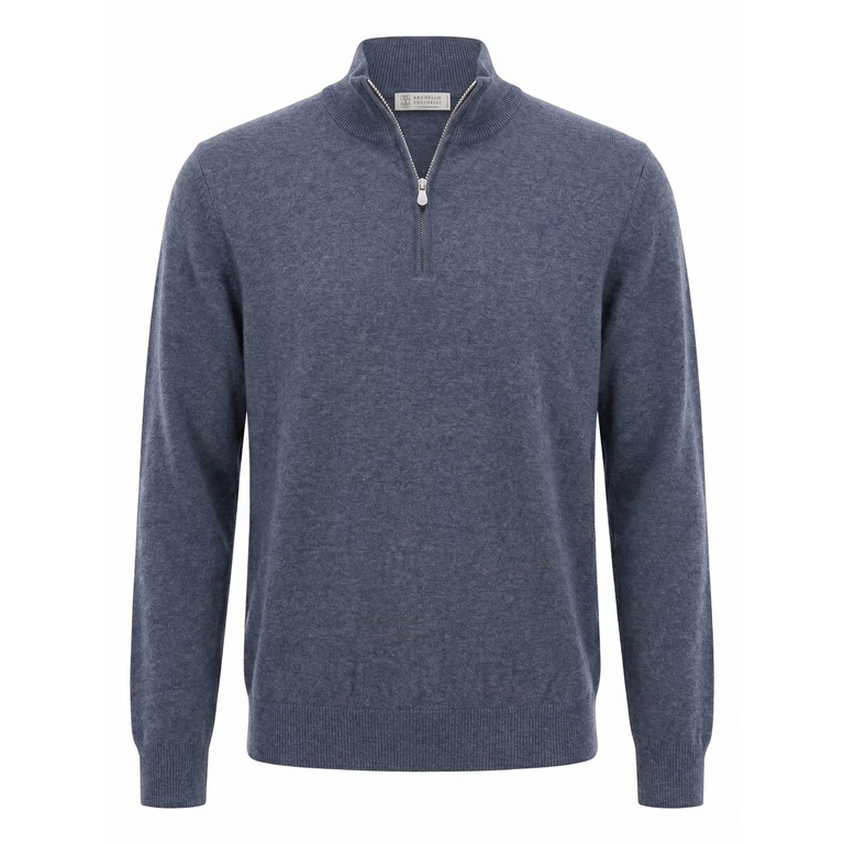 Brunello Cucinelli Zip-fastening Cashmere Sweater