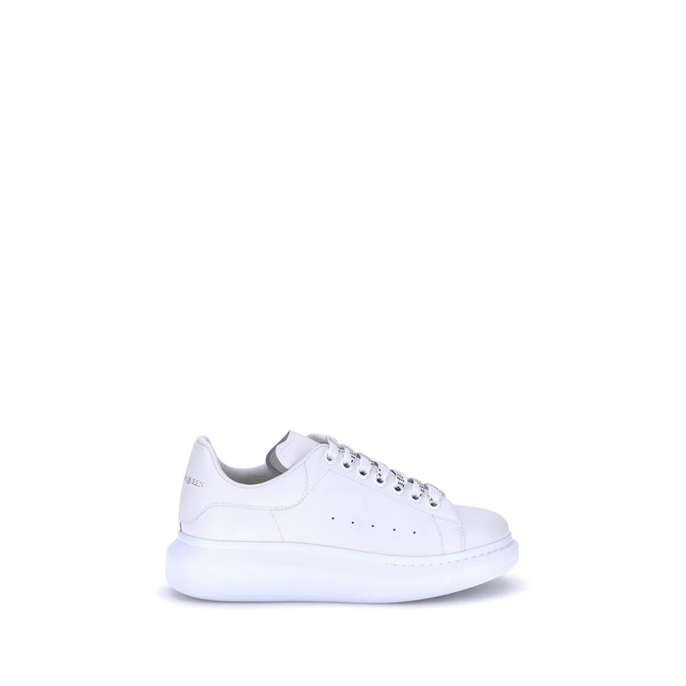 Alexander McQueen White Calf Leather Bos Taurus Platform Sneakers - Men