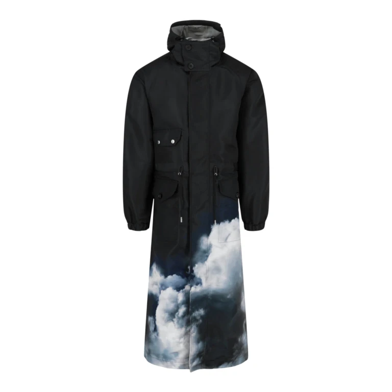 Storm Sky Print Parka