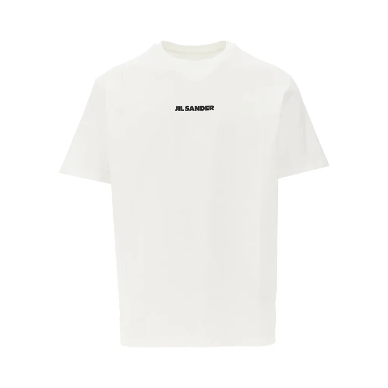 Jil Sander 男士棉质平纹针织 T 恤