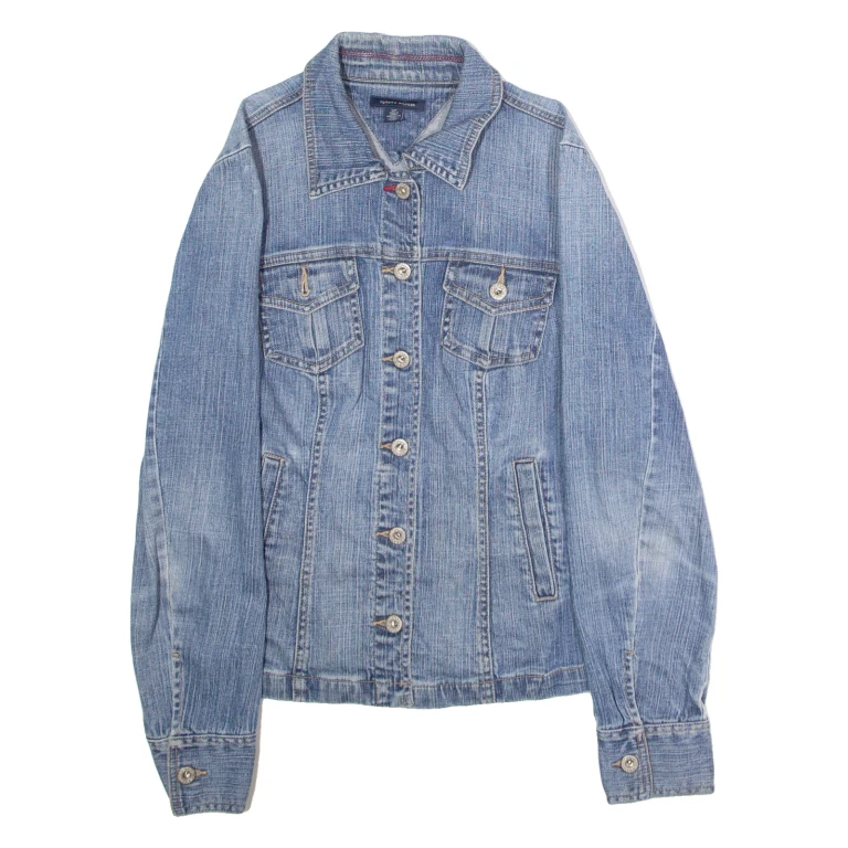 TOMMY HILFIGER Womens Denim Jacket Blue S