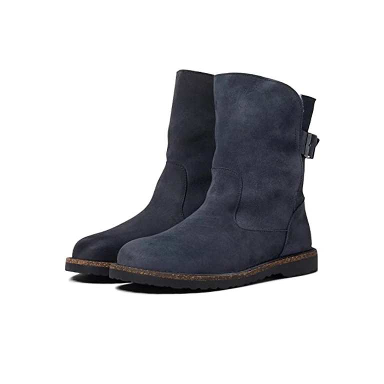 Unisex Uppsala Shearling Suede Leather Graphite